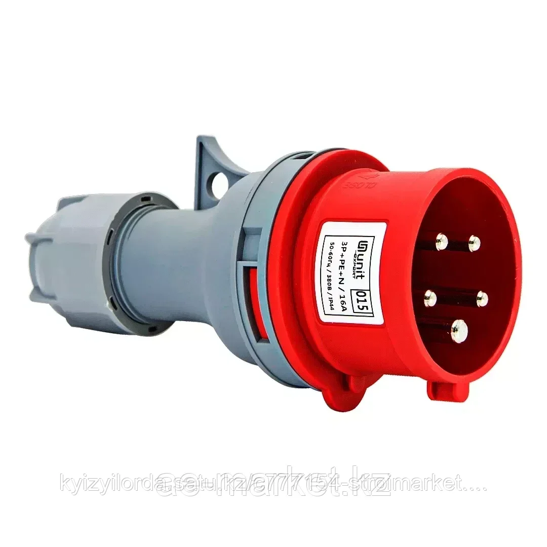 Переноска вилка 015, 3p+pe+n 16A 380В IP 44 Expert Unit (10/60)