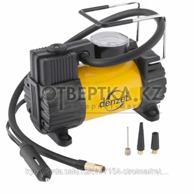 Компрессор авто 12V АС-37 12В 7 атм 37л/мин Denzel 58055