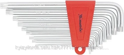 Набор ключей имбусовых MATRIX TORX,9шт Т10-50 12306
